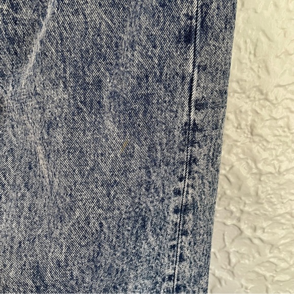 Vintage Levi’s 501-0109 Button Fly Jeans Acid Wash High Rise Straight Leg Sz 33 - Picture 4 of 10